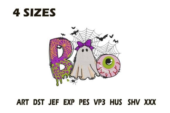 Cute Boo Halloween Embroidery Design Review