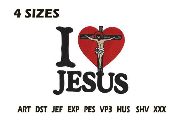 I Love Jesus Embroidery Design Review for Etsy Sellers