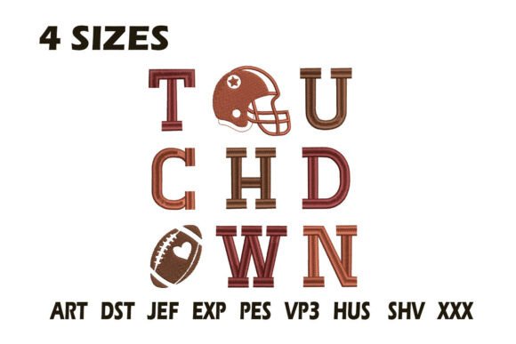 Reviewing Touchdown Football Embroidery for Boutique Sweatshirts